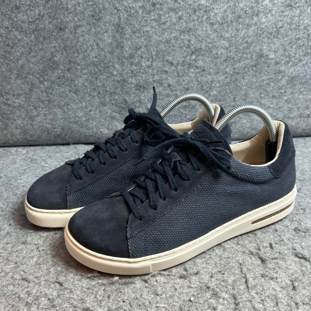 Birkenstock Bend Low Navy Blue Suede Textile Sneakers Womens EU 41 US 10